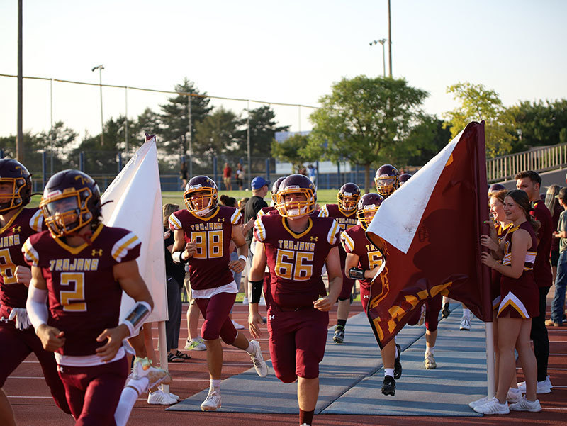 HHS Football Team Game Entrance