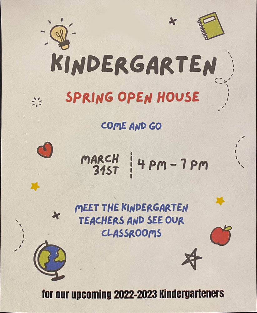 Kindergarten Open House Flyer